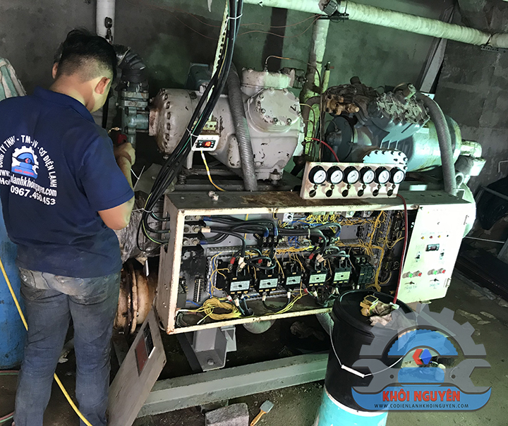 Sửa chữa máy chiller tại Đồng Nai, Bình Dương, Tây Ninh